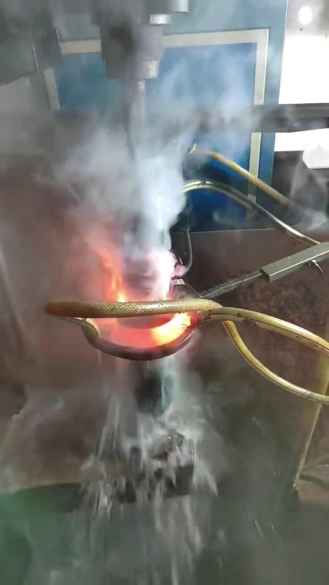 軸類淬火機床 超音頻香蕉视频污版加熱電源加PLC控製程序 淬火更精準